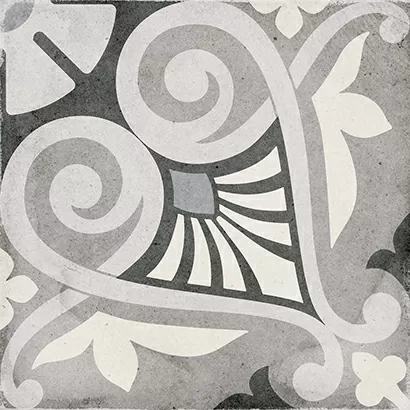 Фото Декор Equipe 24418 Art Nouveau Opera Grey 20х20 Испания