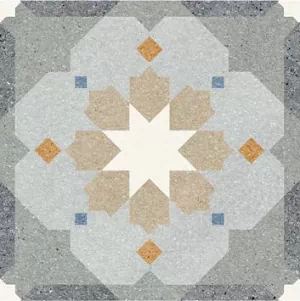 Фото керамическая плитка DeShun Ceramics Mix Art Decor DC13 20x20 Китай