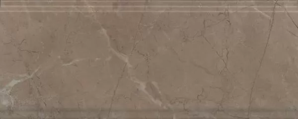 Фото Бордюр BDA027R Серенада бежевый тёмный глянцевый обрезной 30x12 Россия