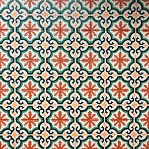 Фото керамическая плитка DeShun Ceramics Art Decor DF208 20x20 Китай