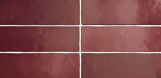 Фото Плитка Equipe 24967 MAGMA BURGUNDY 6,5X20 Испания