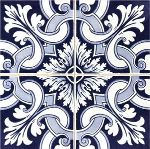 Фото керамическая плитка DeShun Ceramics Mix Art Decor DC09 20x20 Китай
