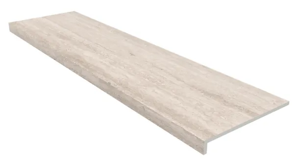 Фото Ступень Gres de Aragon Peldаno Recto Travis Beige Antislip 120x31.5 Испания