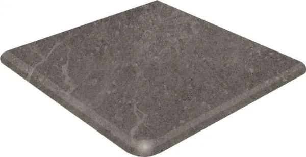 Фото Ступень Gres de Aragon 906824 Petra Esquina Redondeada Antracita Antislip 33x33 Испания