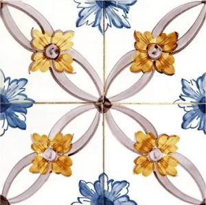 Фото керамическая плитка DeShun Ceramics Mix Art Decor DC09 20x20 Китай