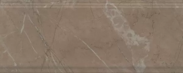 Фото Бордюр BDA027R Серенада бежевый тёмный глянцевый обрезной 30x12 Россия