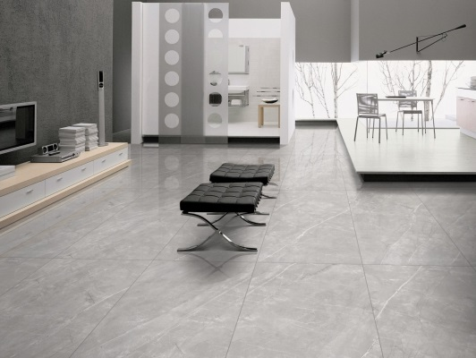 Фото Керамогранит Nature Pulpis Dark Grey Matt Carving 60x60 Индия