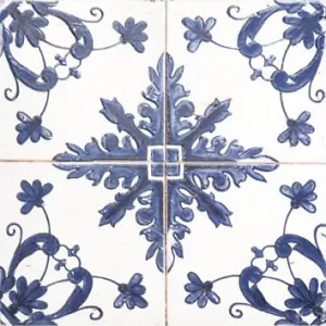 Фото керамическая плитка DeShun Ceramics Mix Art Decor DC09 20x20 Китай
