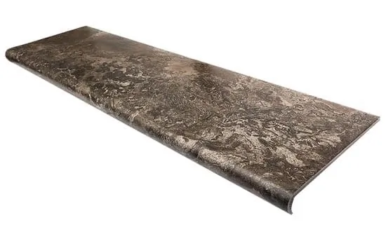 Фото Ступень Seranit Seravista Fossil Brown Lappato 32.5x120 Турция