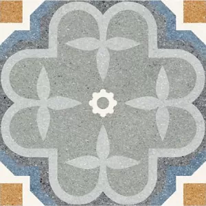 Фото керамическая плитка DeShun Ceramics Mix Art Decor DC13 20x20 Китай