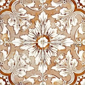 Фото керамическая плитка DeShun Ceramics Mix Art Decor DC09 20x20 Китай