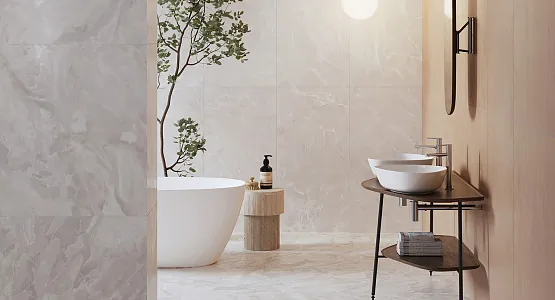 Фото Керамогранит Vitra K958163HR001VTER КлаудОникс Ойстер Шлифованный R9 60x120 Турция