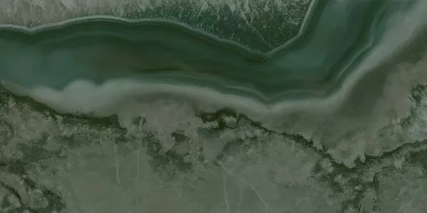 Фото Плитка 19077 Сеттиньяно зеленый грань глянцевый 9,9x20 Россия