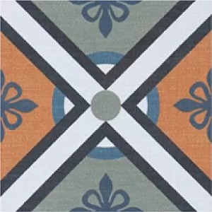 Фото керамическая плитка DeShun Ceramics Mix Art Decor DC33 20x20 Китай
