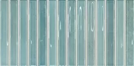 Фото керамическая плитка DNA Tiles 133474 Flash Bars Light Blue 12,5x25 Испания