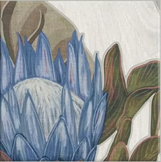 Фото Декор Bottega Decor Blue Leaves 20X20 (PT03339) Испания