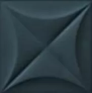 Фото Керамогранит E066 4D Flower Deep Blue 20х20 Италия