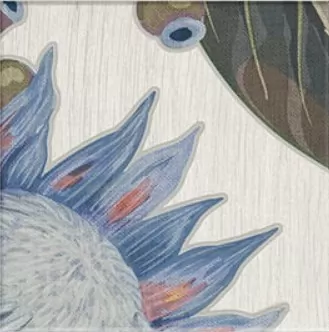 Фото Декор Bottega Decor Blue Leaves 20X20 (PT03339) Испания