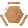 Керамогранит Monopole Menorca Rustico 22x25