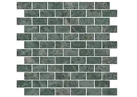 Фото Декор Эвора мозаичный зеленый глянцевый 32x30x0,9 (MM13123T)