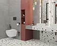 Керамогранит Laparet Terazzo Bianco Цветной Матовый Карвинг 60Х60