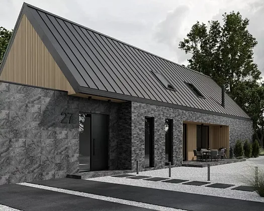 Фото Клинкерная плитка Paradyz Ardis Rust Elewacja Struktura Mat 39,7x6,5 Польша