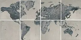 Фото Панно OS\A249\8x\5285 Вокруг Света (из 8 частей 20x20) 80x40