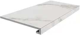 Фото Ступень Kerama Marazzi Монте Тиберио клееная серый светлый матовый 33x80x0,9 (SG850190R\GCF)