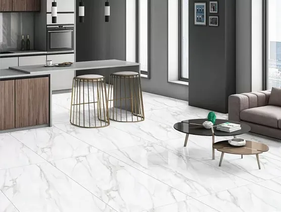 Фото Керамогранит 6411 Marble Calacata Polished 60x120 Индия