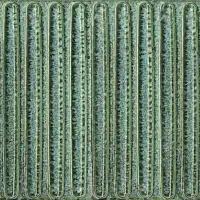 Фото Декор чипсет Далия зелёный глянцевый 20x20x0,95 (KMD2SOB006BN)