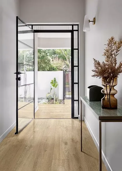 Фото Керамогранит R9SY Ossimori Chevron Marrone Extra Matt 11x54 Италия