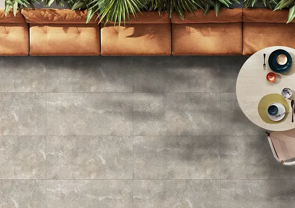Фото Керамогранит Ennface ENSTN8039SR116060 Travertine Cross Beige Structured R11 60x60x2 Индия