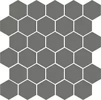 Фото керамическая плитка Агуста серый натуральный 29,7x29,8x0,69 из 30 частей (5,2х6) (63003)
