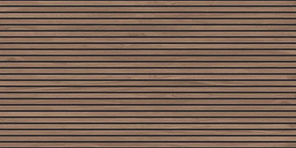 Фото Керамогранит Laparet Wood Canarium Wenge Stripes Коричневый Матовый Карвинг 60Х120 Индия