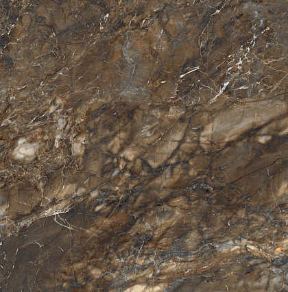 Фото Керамогранит BR04 Bernini Dark Brown неполированный 80x80x11 Россия