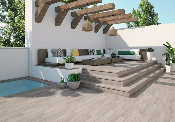 Фото Клинкерная плитка Gres de Aragon 905507 Base Natural Lisco 19.5x120 Испания