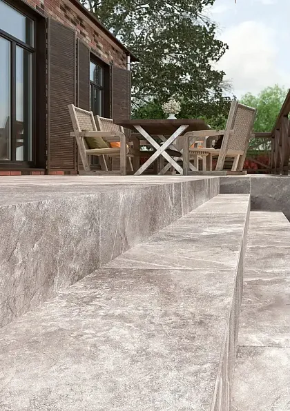 Фото Керамогранит ProGRES Ceramica GNR0069-G Магма Коричневый светлый граниль 600x600x9.5 Россия
