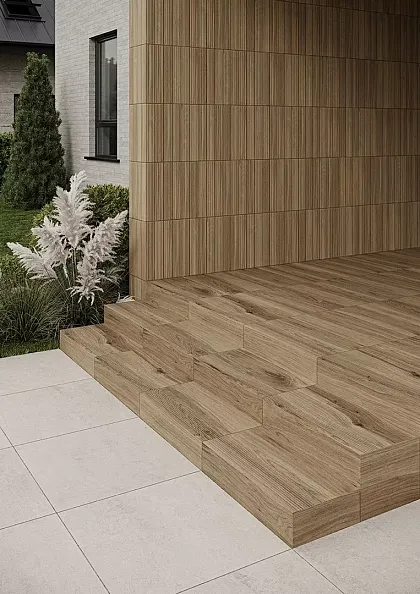 Фото Клинкерная плитка Paradyz Carrizo Wood Klinkier Struktura Mat В1а 30x60 Польша