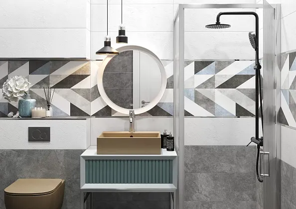 Плитка WT15LEN00R Leon White 246*740*9,8 для ванной, для туалета Фото Плитка WT15LEN00R Leon White 246*740*9,8 Россия