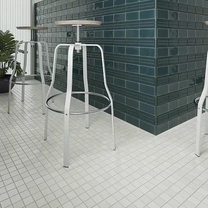 Фото Плитка 126996 Fayenza Square Royal Green 12,5x12,5 Испания