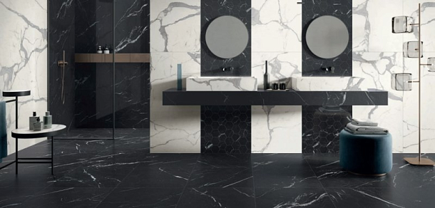 Керамогранит AGB8 KEEN GREY Luc 60x120 для кухни, для ванной Фото Керамогранит AGB8 KEEN GREY Luc 60x120 Италия