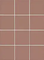 Фото керамическая плитка Агуста розовый матовый 30x40x0,7 из 12 частей 9,8х9,8 (1336)