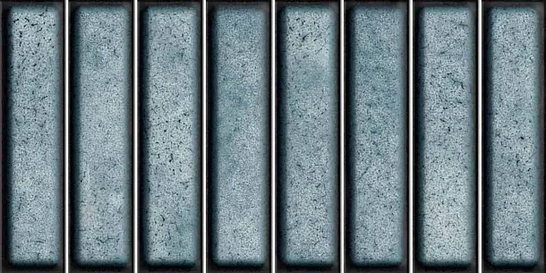 Фото керамическая плитка El Barco Domino Azul Glossy 15x30 Испания