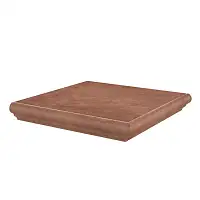 Фото Ступень Kerama Marazzi Хадду угловая красный матовый 34x34x0,8 (KM4040G0021NGTA)