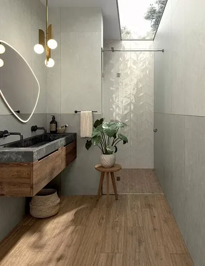 Фото Керамогранит I896 Elisir Royal Castano 7,5х45 Италия