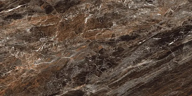 Фото Керамогранит Romano Versailles Brown High Glossy 60x120 Индия