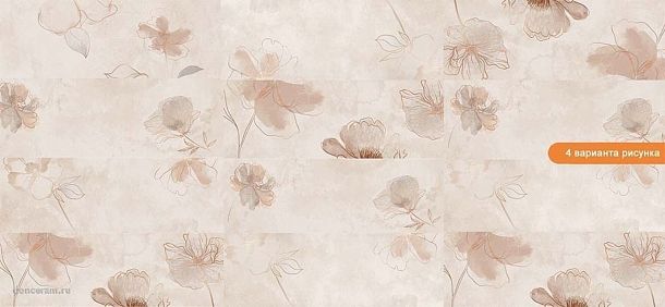 Фото Керамическая плитка el molino gabana decor bone 30x90 Испания