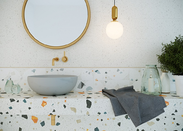 Фото Керамогранит Сray light shards 60х60 (NP_P0003) Россия