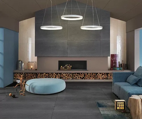 Фото Керамогранит Asia Obsidian Fossil Matt 60x120 Индия