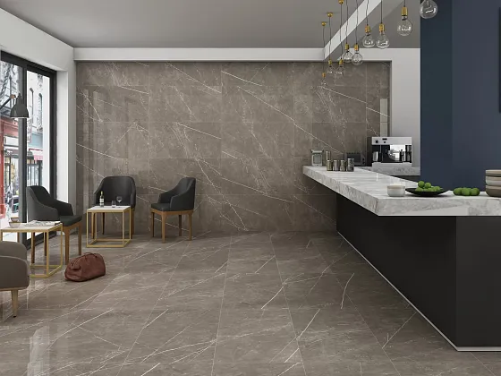Фото Керамогранит Asia Statuario Regal Gold Glossy 60x120 Индия